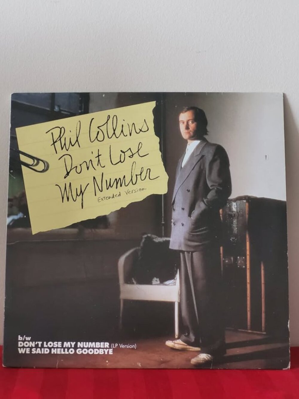 VINTAGE 1985, PHIL COLLINS, DON'T LOSE MY NUMBER, 12" E.P.!!!